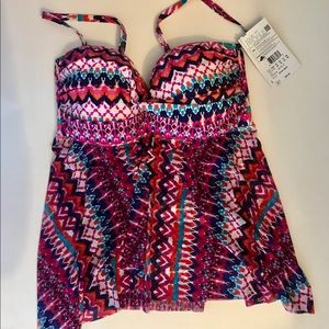 NWT profile by gottex swim top 42D , 14